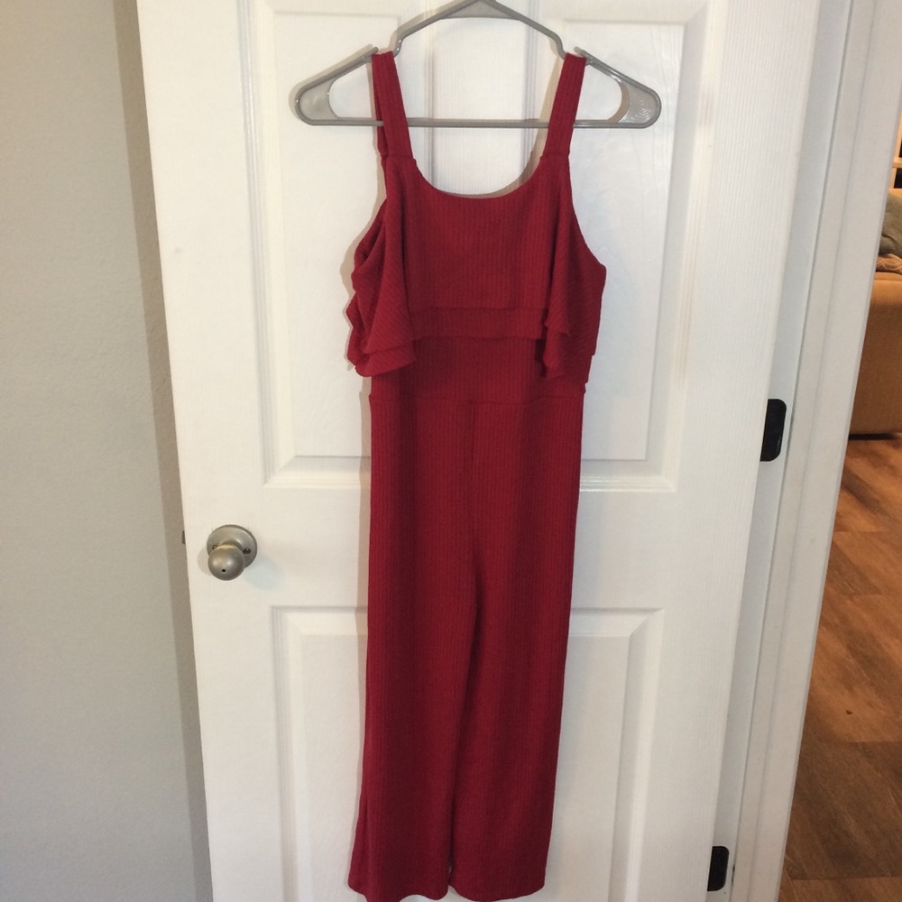 Girls sleeveless jumpsuit